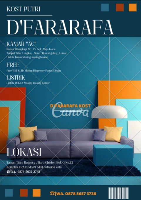 ADA KOS PUTRI DI SIDOARJO