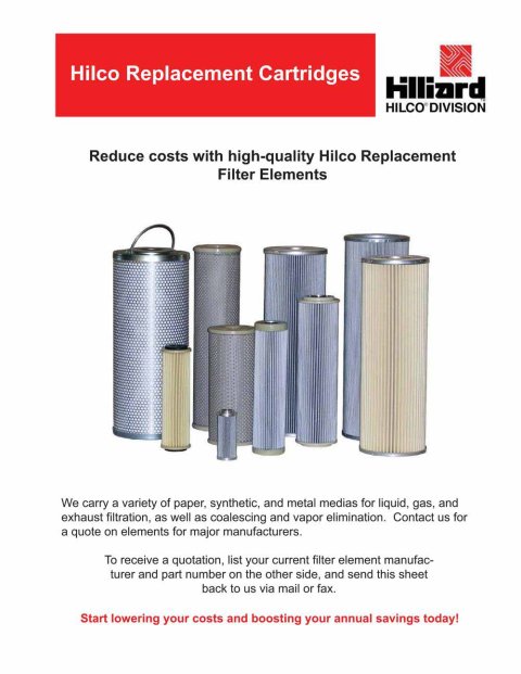 HILCO CARTRIDGE FILTER PARTS - TIARASAKTI IND