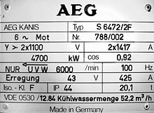 AEG LAFERT ELECTRIC MOTOR PARTS - TIARASAKTI IND