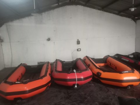 Ocean Perahu Karet PVC 360 Standar Rescue SAR 6 Orang Ideal