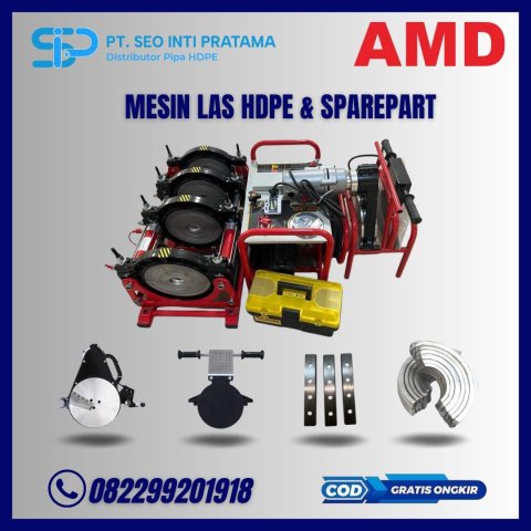 Mesin Las HDPE SHD Hydraulic 250 Wellding Machine