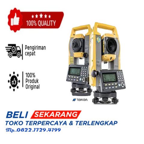 Total Station Topcon GM-105 Reflectorless akurasi 5detik kondisi baru