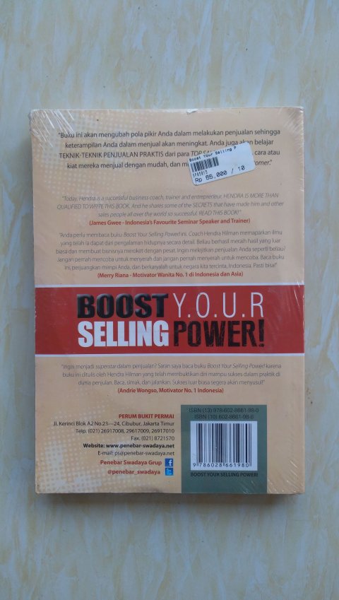 BOOST YOUR SELLING POWER!