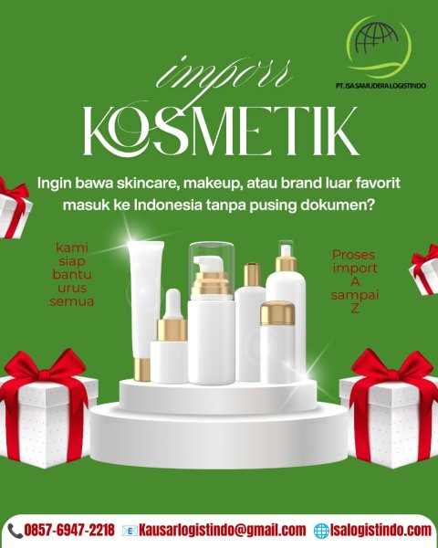Jasa Import Kosmetik Korea, China & Eropa – PT ISA SAMUDERA LOGISTINDO