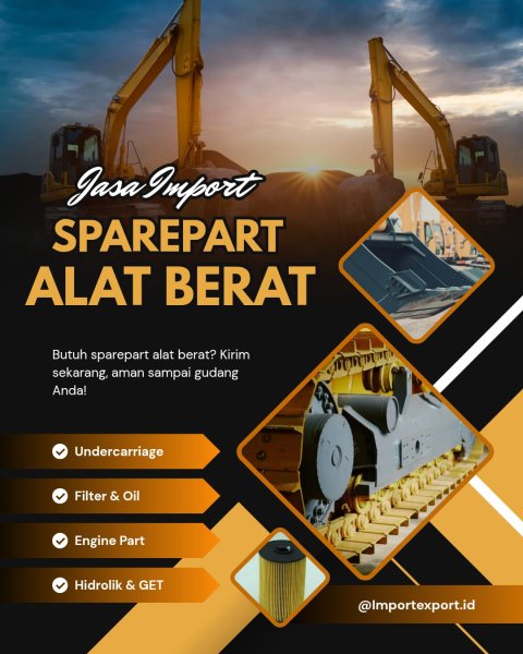 Jasa Import Sparepart Alat Berat – PT ISA SAMUDERA LOGISTINDO