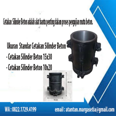 Cetakan Silinder Beton 10x20