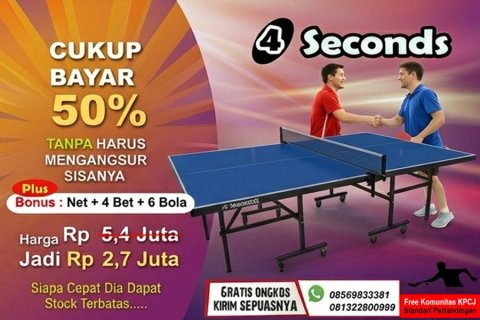 PROMO TERBATAS – MEJA TENIS MEJA 4 SECONDS