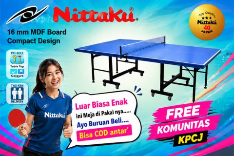 Jual Meja Pingpong NITTAKU – Kualitas Standar perandingan resmi