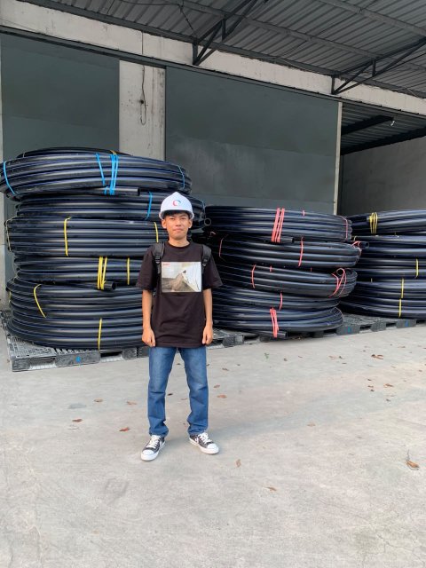 Pipa HDPE KLOFF Rollan 4 Inch Panjang 50 meter PN10