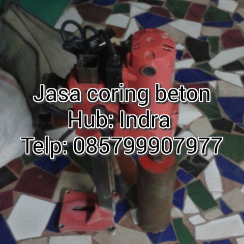 jasa coring lantai dan dinding 085799907977