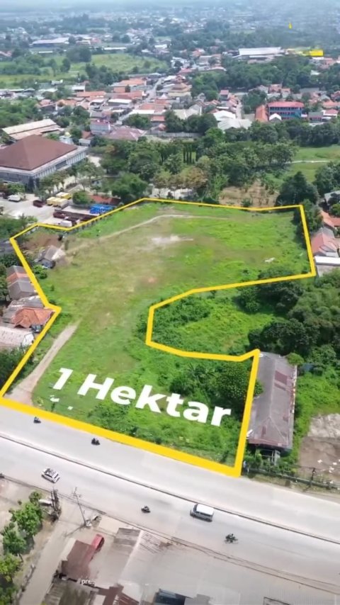 Dijual lahan cocok untuk komersial lokasi central bisnis di pinggir jalan Provinsi 2 jalur Cikarang Pusat, Bekasi