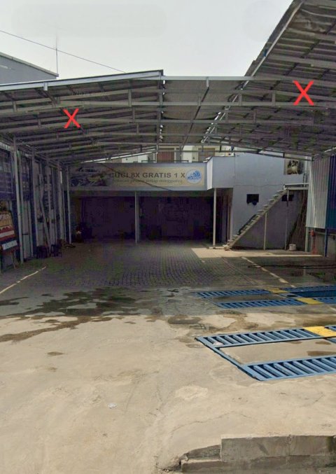 Disewakan lahan ada bangunan kecil di Jalan Raya Serpong Tangerang Selatan